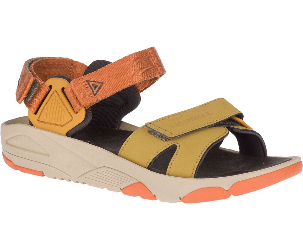 Sandálias Homem - Merrell Belize Convertible Web - Amarelas/Laranja - MSN376805